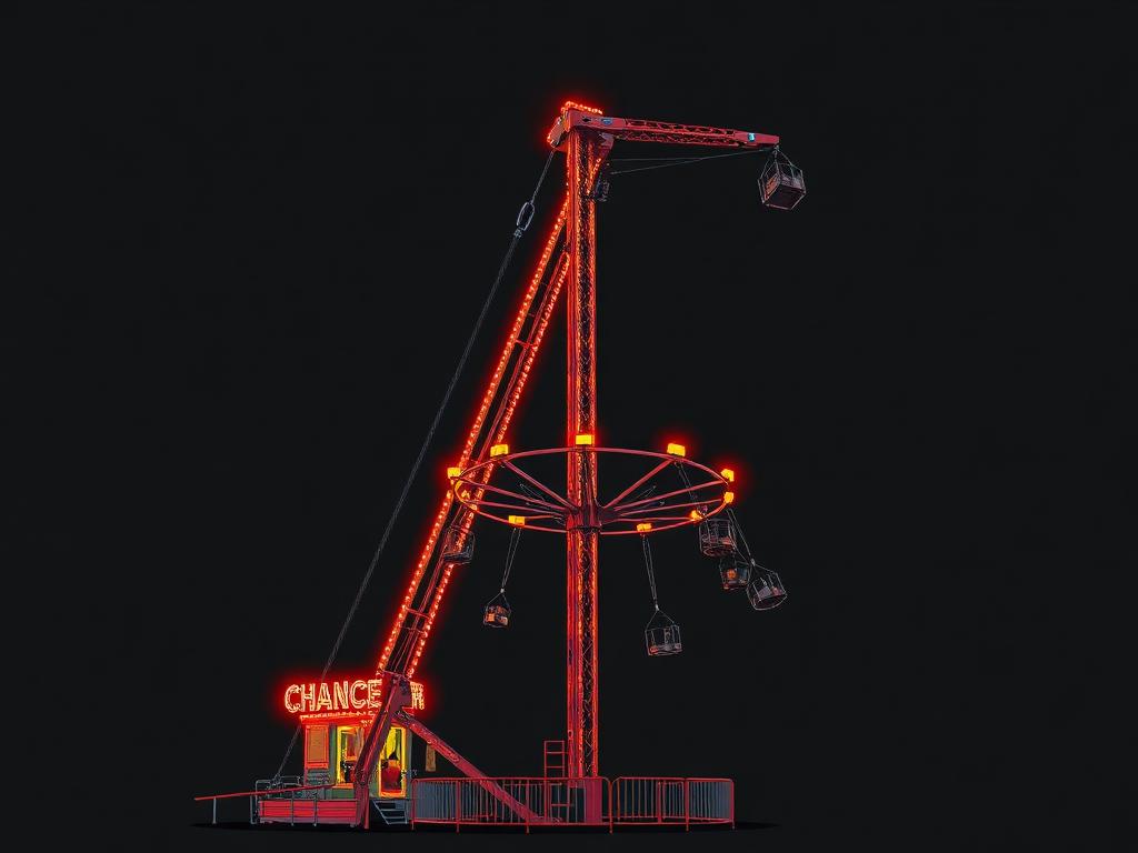 Zipper carnival ride illustration